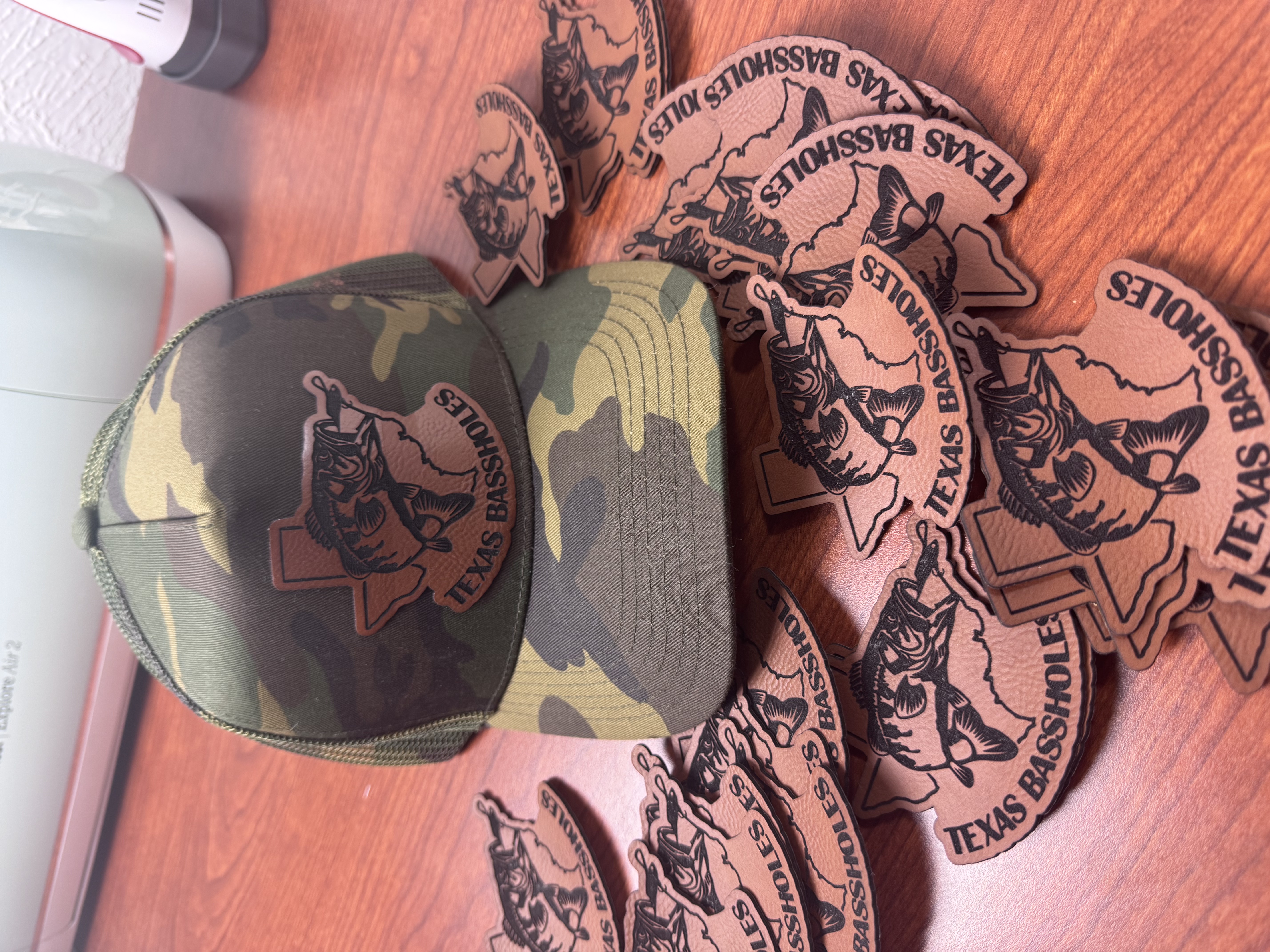 Engraved patch